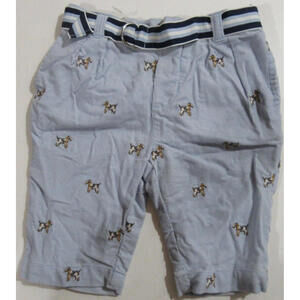 Ralph Lauren Polo Pants Corduroy Airedale Dogs 6 Months Infant Boys Blue Belt